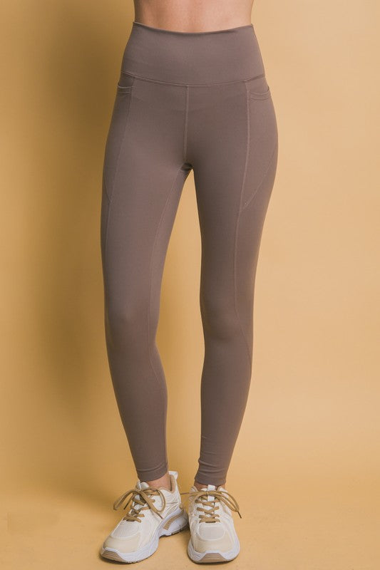 ActiveEase - High-Waist Leggings with Side Pockets